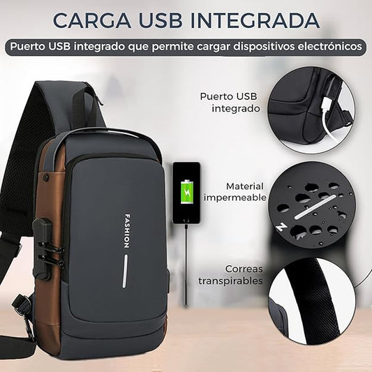MOCHILA ANTIRROBO NEGRA: SEGURIDAD Y ESTILO EN CADA AVENTURA