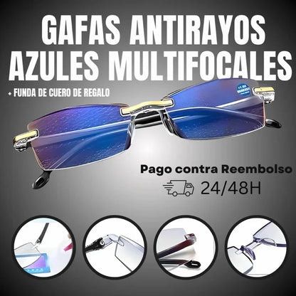 Protege tu vista al leer con nuestras Gafas ANTIDOLOR de Ojos + FUNDA DE CUERO GRATIS 🎁