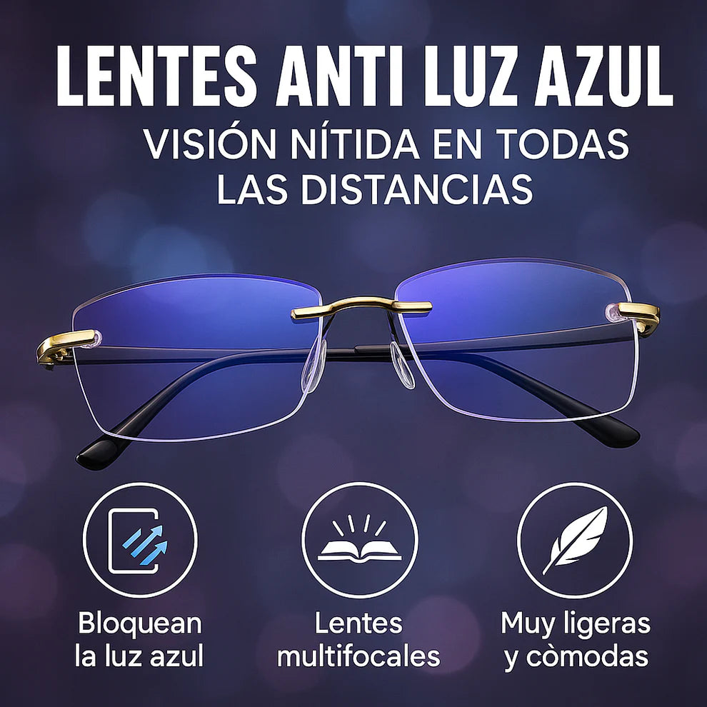Protege tu vista al leer con nuestras Gafas ANTIDOLOR de Ojos + FUNDA DE CUERO GRATIS 🎁