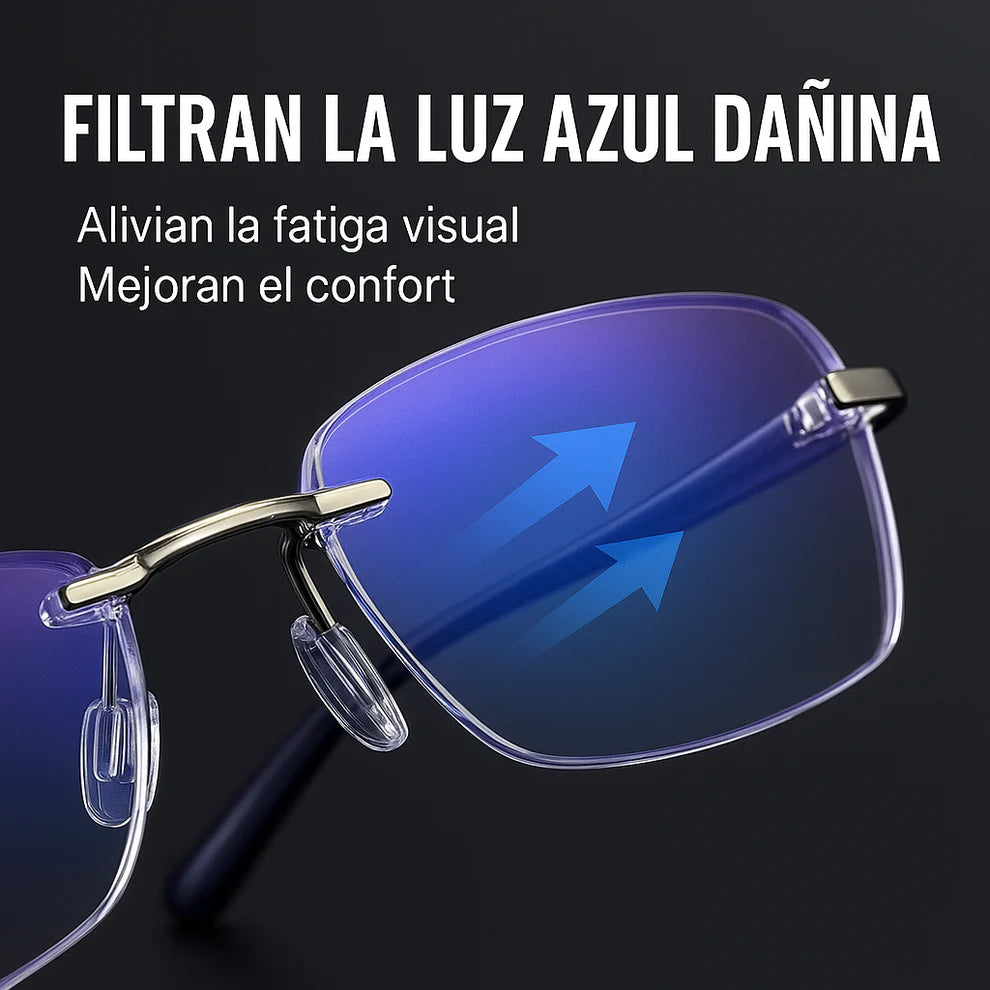 Protege tu vista al leer con nuestras Gafas ANTIDOLOR de Ojos + FUNDA DE CUERO GRATIS 🎁