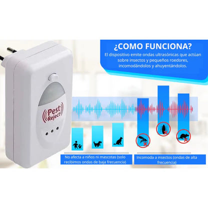 Repelente Ultrasónico PestReject® COMPRA 1 Y LLEVA 2
